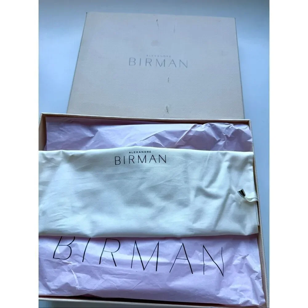 NWT Alexandre Birman Francis 90MM Leather Sandals. Size: 36 (USA size 6)